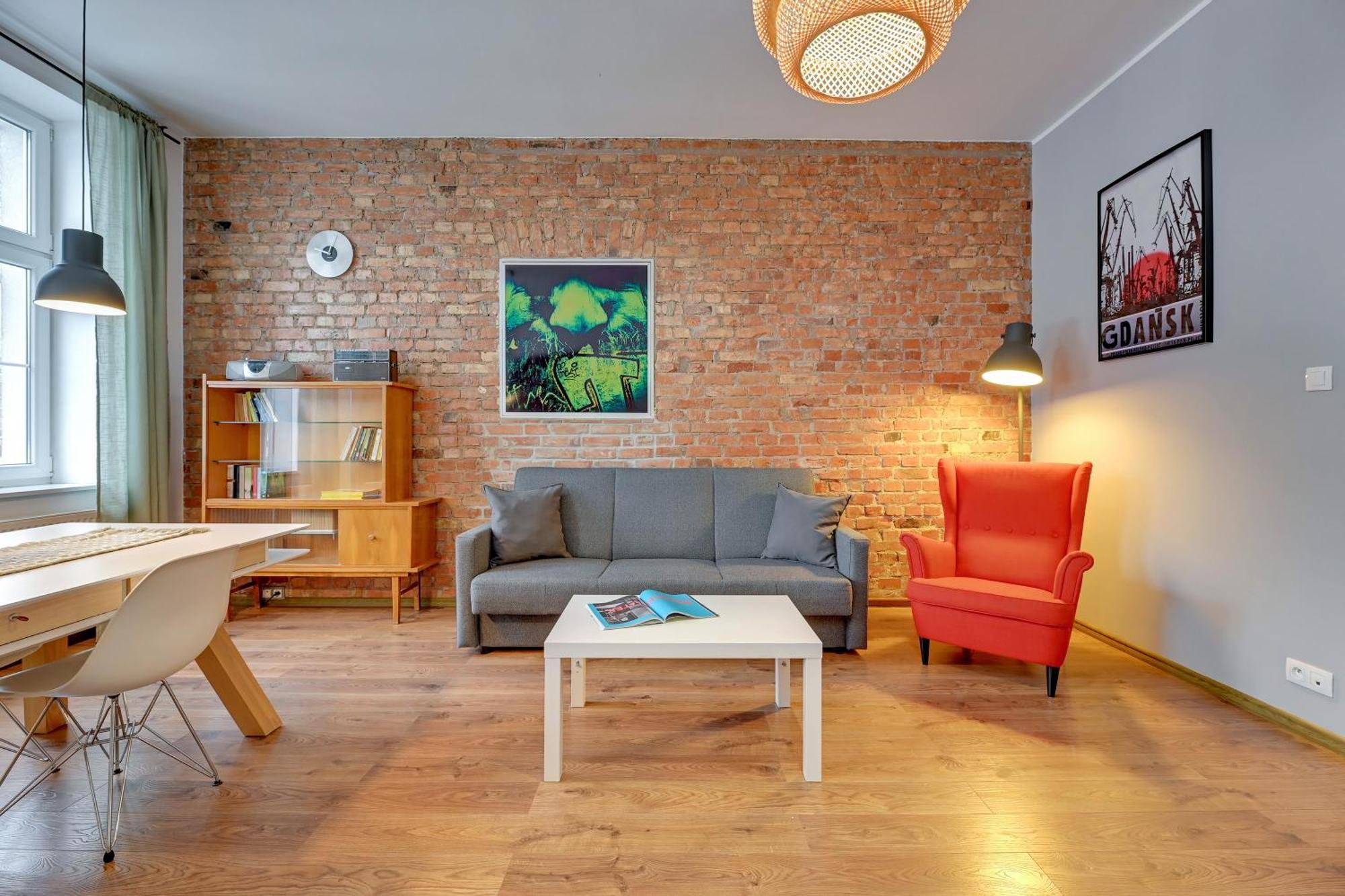 City Center, Art House & Family Stay By Downtown Apartments Гданьск Экстерьер фото